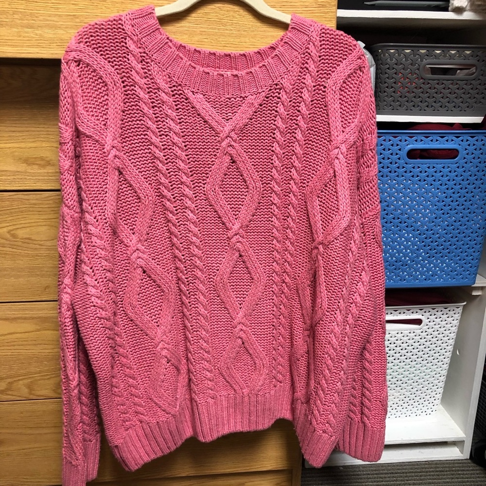 Pink Princess Polly ANAYA OVERSIZED SWEATER PINK coastal granddaughter